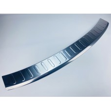 Накладка на задній бампер для Renault Megane III 2008-2016 SW=комби ДОВГА Хром-нерж (TAN24)