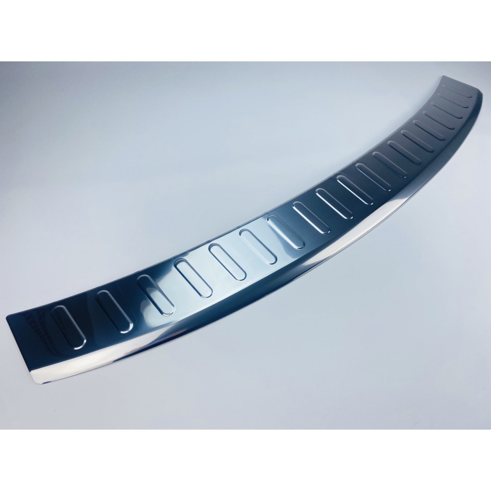 Накладка на задній бампер для Renault Megane III 2008-2016 SW=комби ДОВГА Хром-нерж (TAN24)