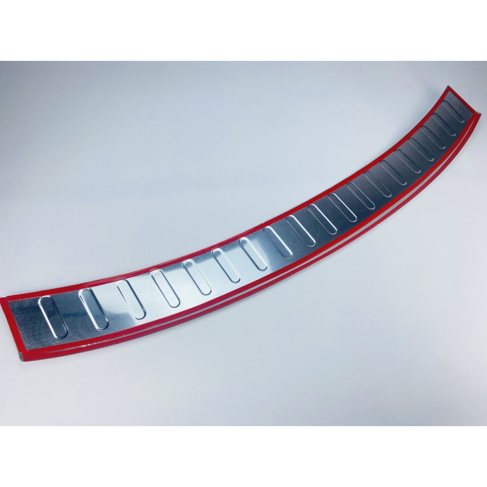 Накладка на задній бампер для Renault Megane III 2008-2016 SW=комби ДОВГА Хром-нерж (TAN24)