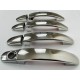 Накладки на ручки для Ford Focus / C-MAX 2003-2010+/Connect 14-20 (Хром-нерж, 4шт) TAN24