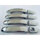 Накладки на ручки для Ford Focus / C-MAX 2003-2010+/Connect 14-20 (Хром-нерж, 4шт) TAN24