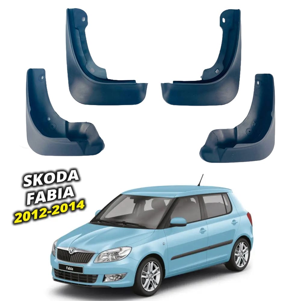 Брызговики Skoda Fabia 2011-2014