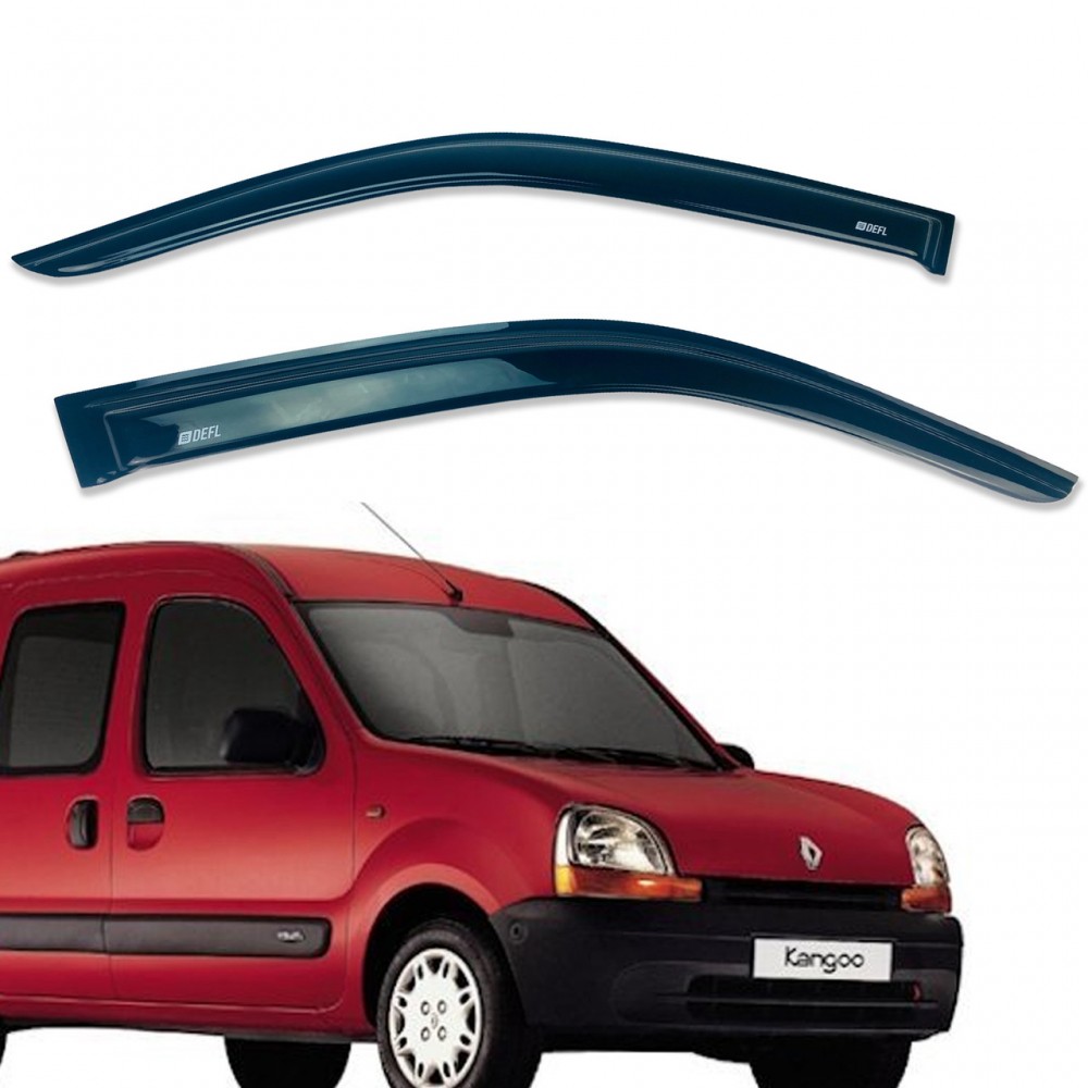 Дефлектори вікон (вітровики) для Renault Kangoo / Citroen Berlingo I 1997-2007 накладні (DEFL) Q2
