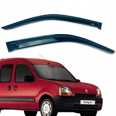 Дефлектори вікон (вітровики) для Renault Kangoo / Citroen Berlingo I 1997-2007 накладні (DEFL) Q2