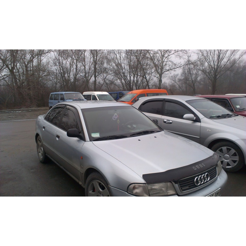 Дефлектор капота (мухобійка) для Audi A4 1994-2001 (8D,B5) (VIP)