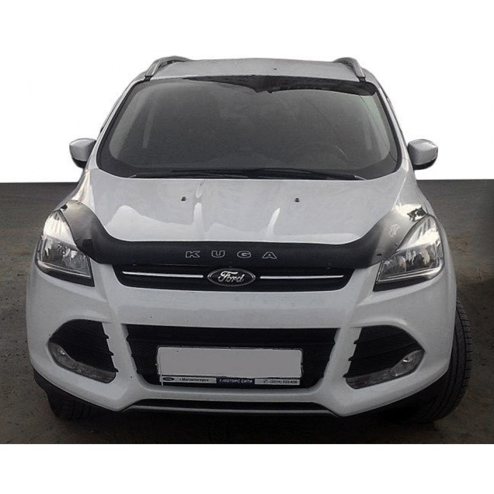 Дефлектор капота (мухобійка) для Ford Kuga 2013-2016 коротка VIP
