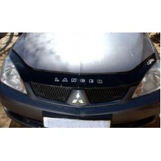 Дефлектор капота (мухобойка) для Mitsubishi Lancer 9 2003-2007 (ViP)