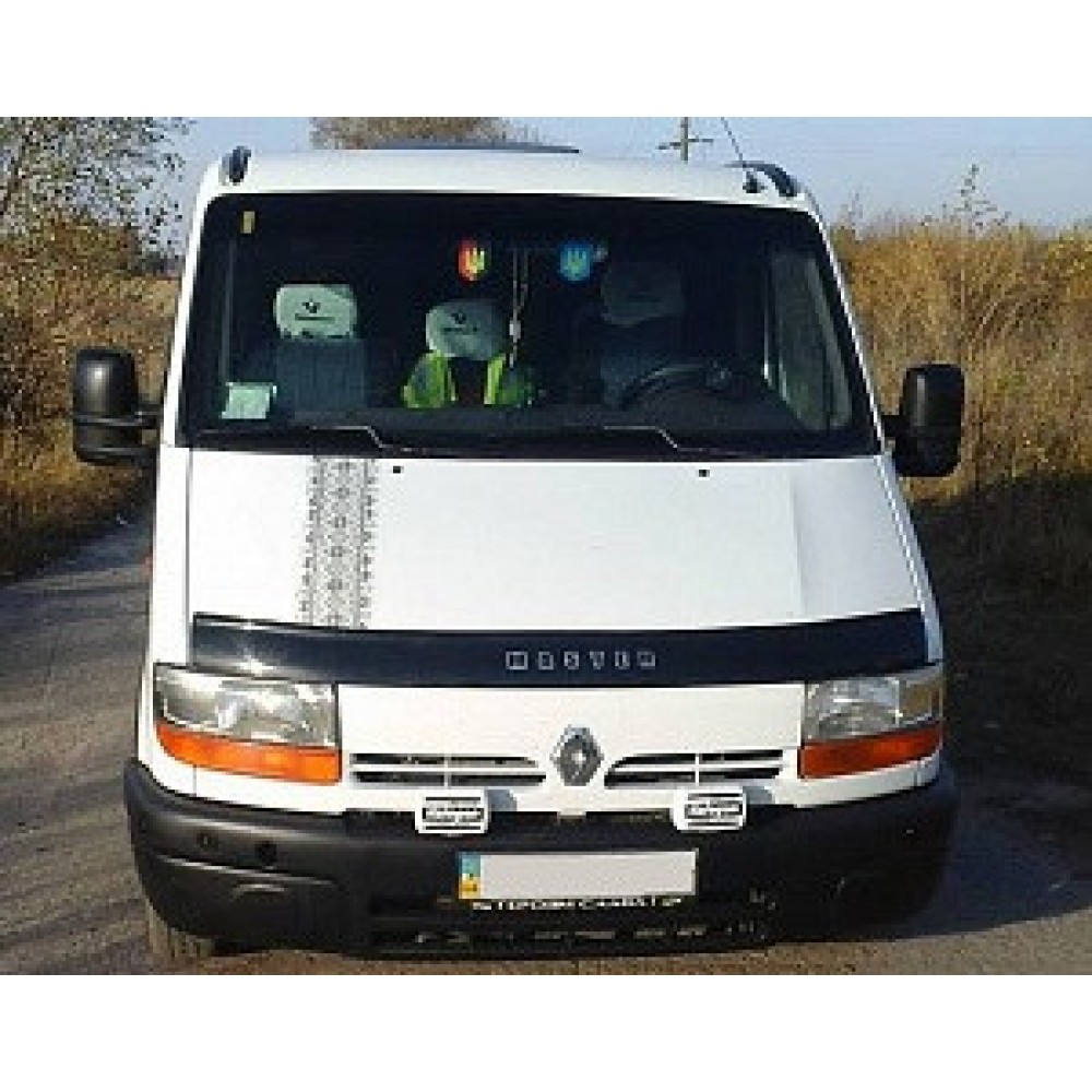 Дефлектор капота (мухобойка) для Renault Master 1998-2003 (VIP)