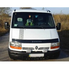 Дефлектор капота (мухобойка) для Renault Master 1998-2003 (VIP)