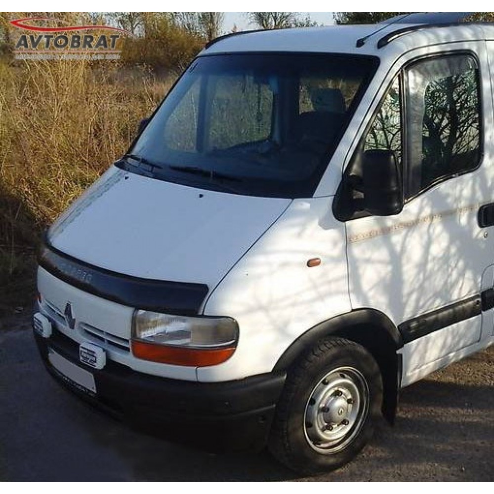 Дефлектор капота (мухобойка) для Renault Master 1998-2003 (VIP)