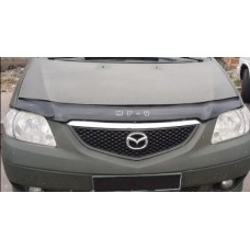 Дефлектор капота (мухобойка) для Mazda MPV 2002–2006 VIP