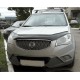 Дефлектор капота (мухобойка) для SsangYong Actyon 2011-2013 (ViP)