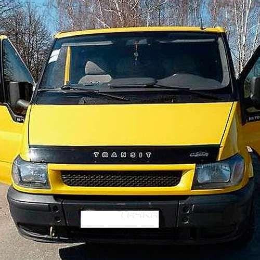 Дефлектор капота (мухобойка) для Ford Transit 1999-2007 (VIP)