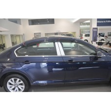 Дефлекторы окон (ветровики) Volkswagen Passat B8 2015+ Sedan HIC