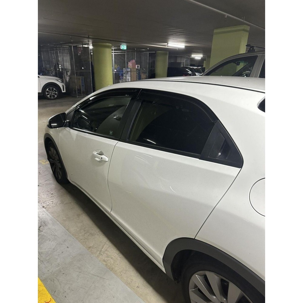 Дефлекторы окон (ветровики) Honda Civic 2012-2017 HB HIC