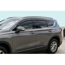 Дефлектори вікон (вітровики) Hyundai Santa Fe 2018+ HIC
