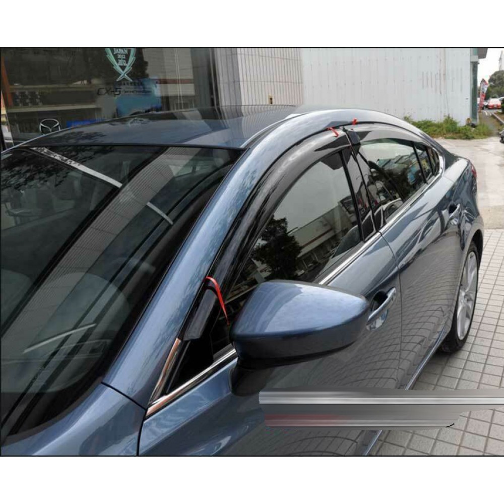 Дефлекторы окон (ветровики) Mazda 6 (II) 2007-2012 Sedan HIC