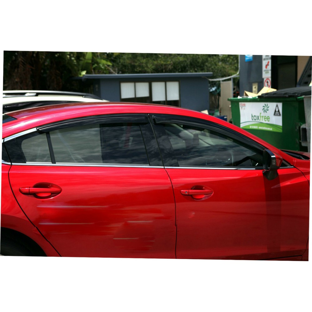 Дефлекторы окон (ветровики) Mazda 6 (III) 2012+ Sedan HIC