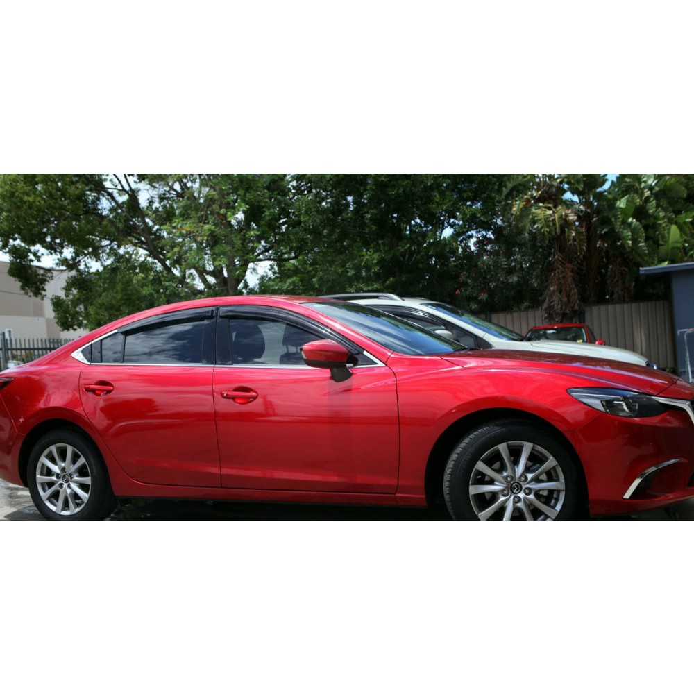 Дефлекторы окон (ветровики) Mazda 6 (III) 2012+ Sedan HIC