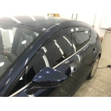 Дефлекторы окон (ветровики) Mazda 3 (IV) 2019+ HB HIC