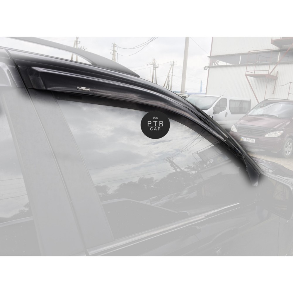 Дефлекторы окон (ветровики) Mercedes E-class W-211 2003-2009 Sedan HIC