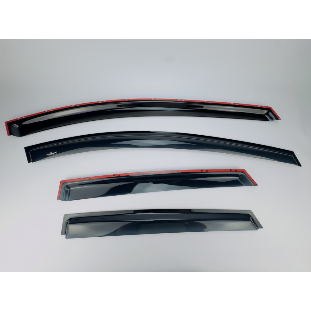 Дефлектори вікон (вітровики) Seat Leon 2012-2020 HIC