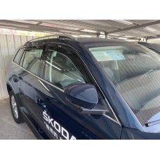 Дефлекторы окон (ветровики) Skoda Kodiaq 2016+ HIC