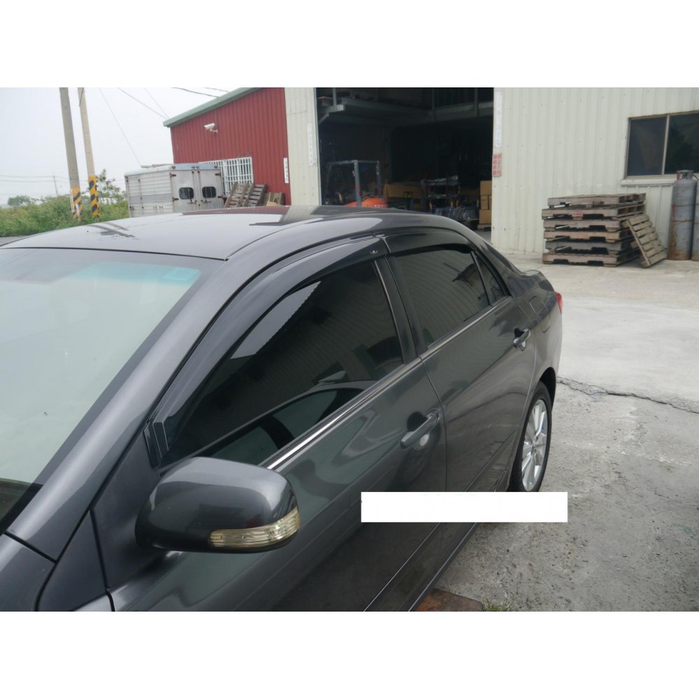 Дефлектори вікон (вітровики) Toyota Corolla 2007-2013 HIC