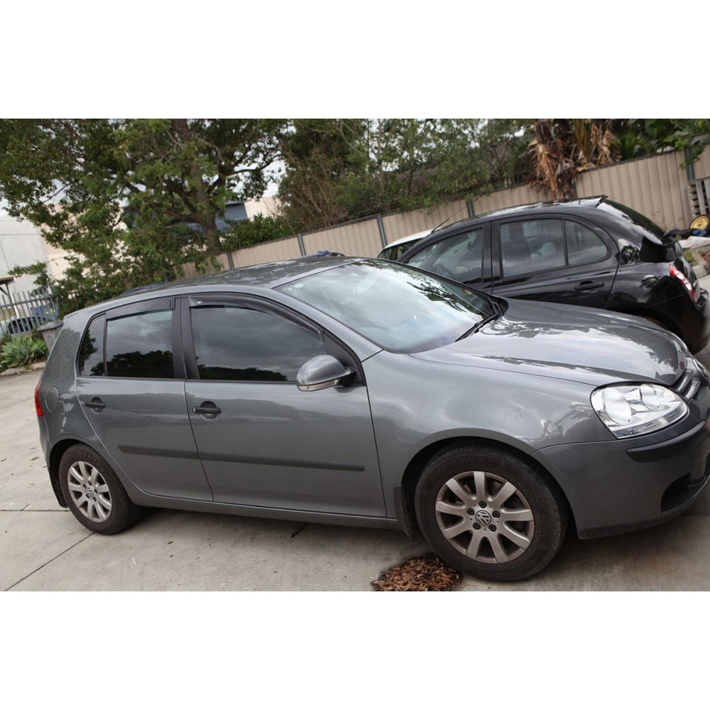Дефлекторы окон (ветровики) Volkswagen Golf-5 2004-2008 HB HIC
