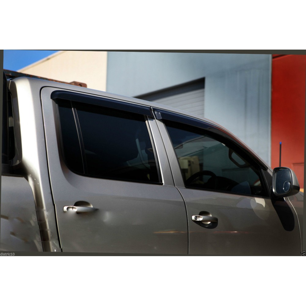 Дефлектори вікон (вітровики) Volkswagen Amarok 2009-2022 HIC