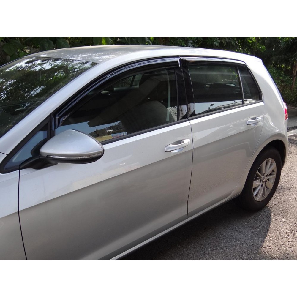 Дефлектори вікон (вітровики) Volkswagen Golf-7 2012+ HB HIC