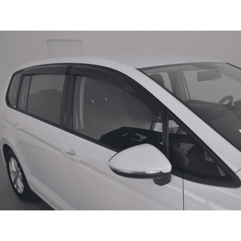 Дефлекторы окон (ветровики) Volkswagen Touran II 2015+ HIC