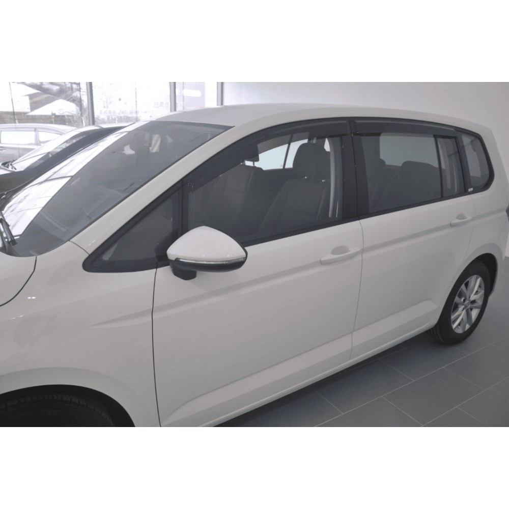 Дефлекторы окон (ветровики) Volkswagen Touran II 2015+ HIC