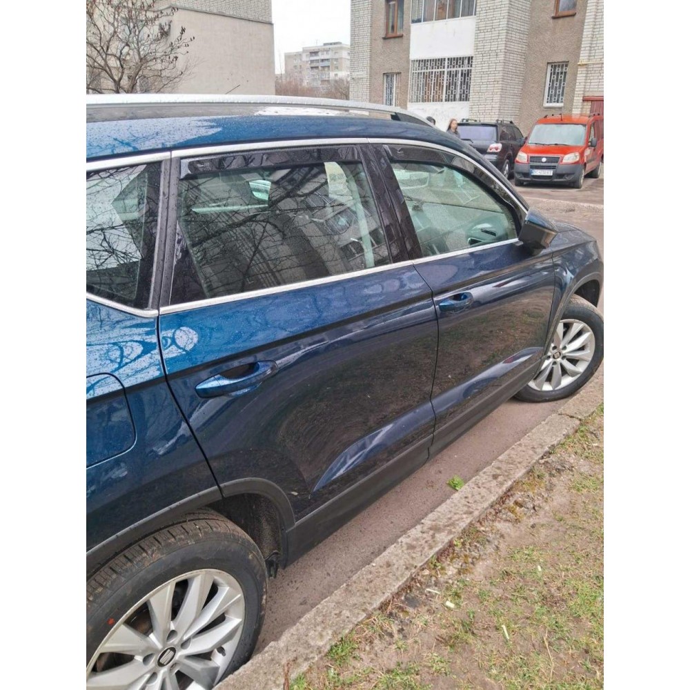 Дефлектори вікон (вітровики) Seat Ateca 2016+/ CUPRA ATECA 5d 2018+ Heko