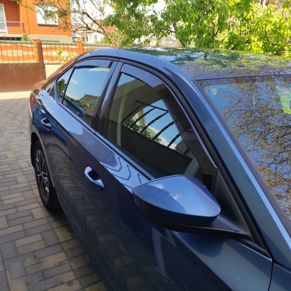 Дефлекторы окон (ветровики) Skoda Octavia A-8 2020+ LTB Heko