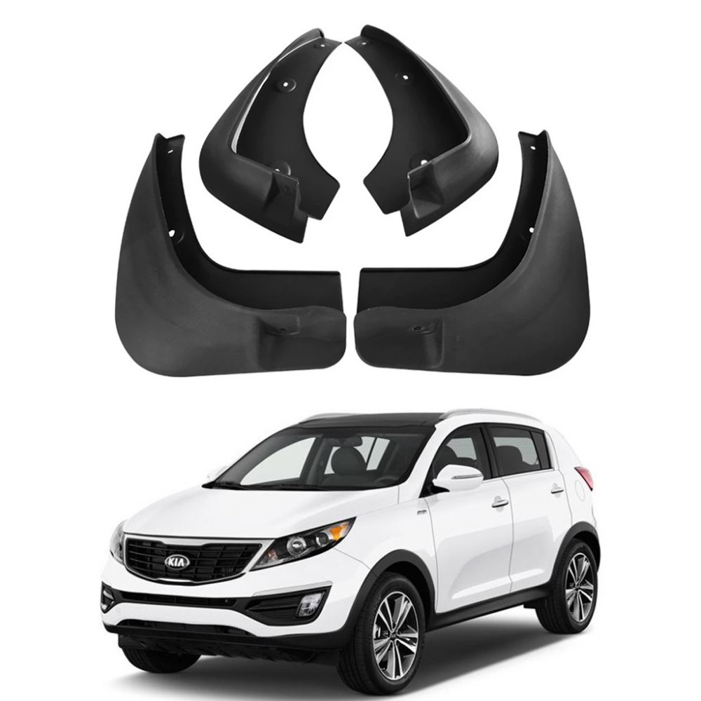 Брызговики  KIA SPORTAGE-R SPORT 2010-2017(автомобіль з підножкою)