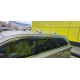 Дефлекторы окон (ветровики) для Toyota HIGHLANDER 2015-2020 c нерж. хром полоской (HAWK)