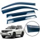 Дефлектори вікон (вітровики) для Toyota Land Cruiser 150 Prado/GX 460 2010+ накладні (HAWK)