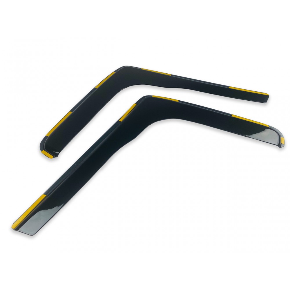 Дефлектори вікон (вітровики) для Mercedes Sprinter 2018+ W907  2D (вст, 2шт) (HAWK)