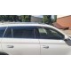 Дефлекторы окон (ветровики) для Skoda Kodiaq 2016-2024 c нерж. хром полоской (HAWK)
