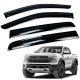 Дефлекторы окон (ветровики) для FORD RANGER 2022+   (HAWK)
