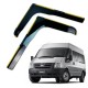 Дефлекторы окон (ветровики) для FORD TRANSIT 2000-2013 вставні  (HAWK)