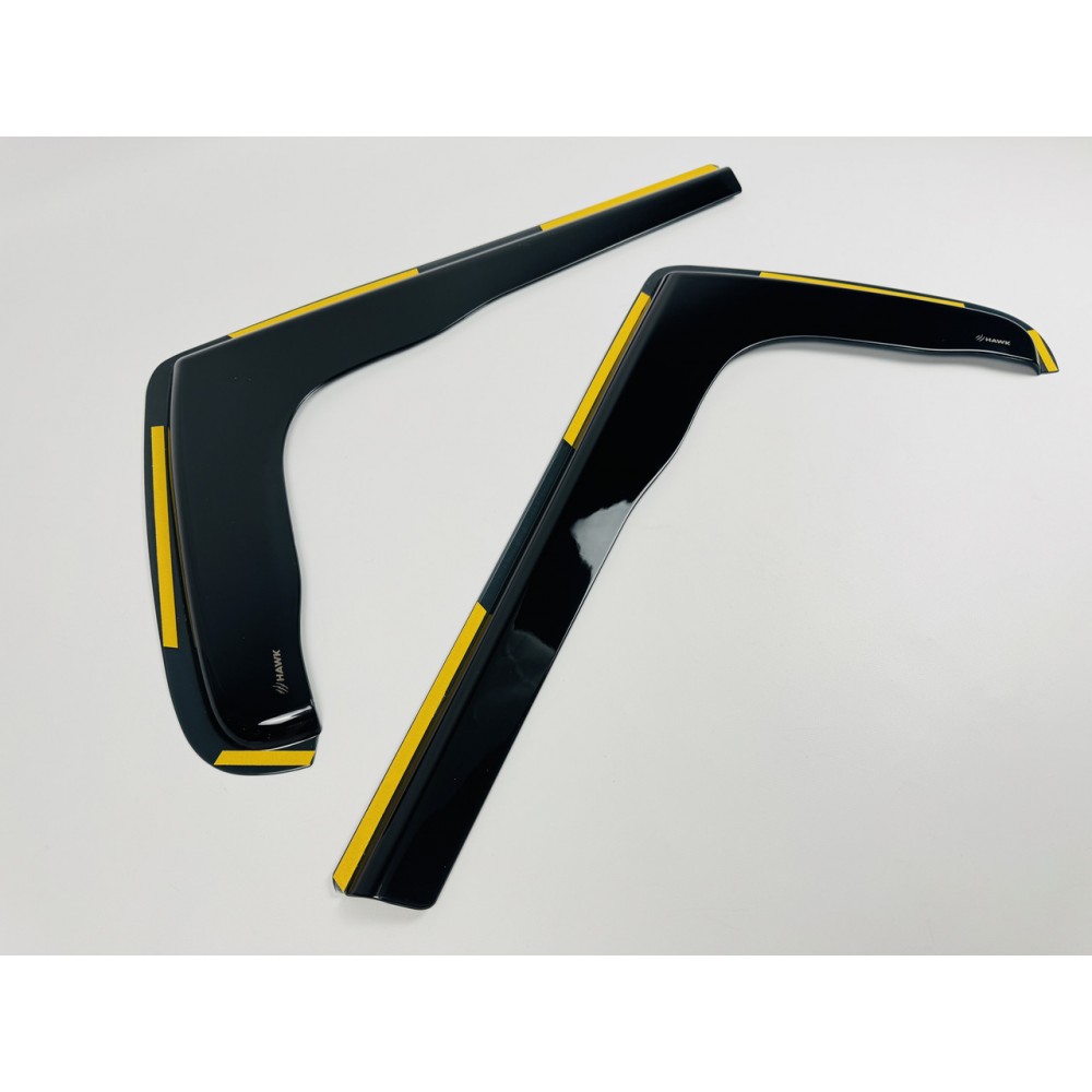 Дефлекторы окон (ветровики) для FIAT DUCATO / BOXER / JUMPER 3 2006+/ Movano C 2021->вставні  (HAWK)