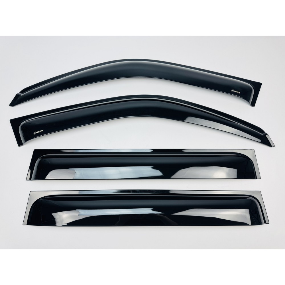 Дефлектори вікон (вітровики) для Toyota LC 100 / LEXUS LX 470 2003-2007  (HAWK)