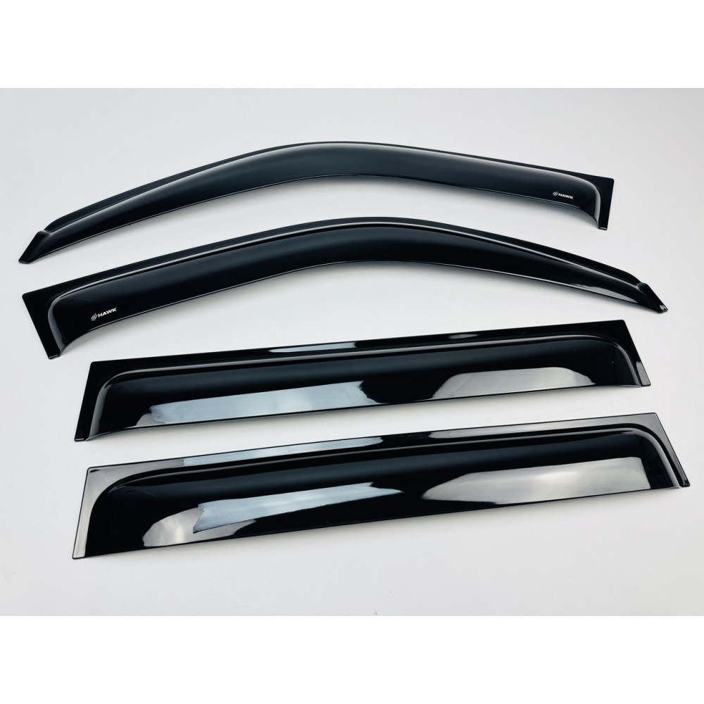 Дефлектори вікон (вітровики) для Toyota LC 100 / LEXUS LX 470 2003-2007  (HAWK)