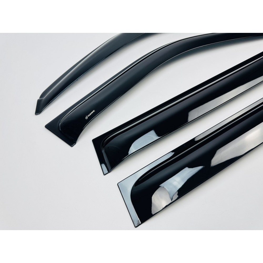 Дефлектори вікон (вітровики) для Toyota LC 100 / LEXUS LX 470 2003-2007  (HAWK)
