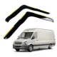 Дефлекторы окон (ветровики) для Mercedes Sprinter W906 / VW Crafter 2006-2018  2D (вст, 2шт) (HAWK)