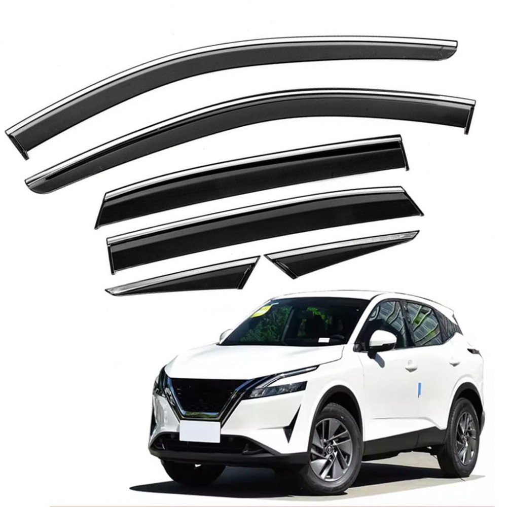 Дефлектори вікон (вітровики) для Nissan X-Trail I T30 2001-2007  (HAWK)