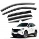 Дефлектори вікон (вітровики) для Nissan X-Trail I T30 2001-2007  (HAWK)