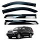 Дефлекторы окон (ветровики) для Toyota Sequoia 2007+/ Tundra накладні (HAWK)